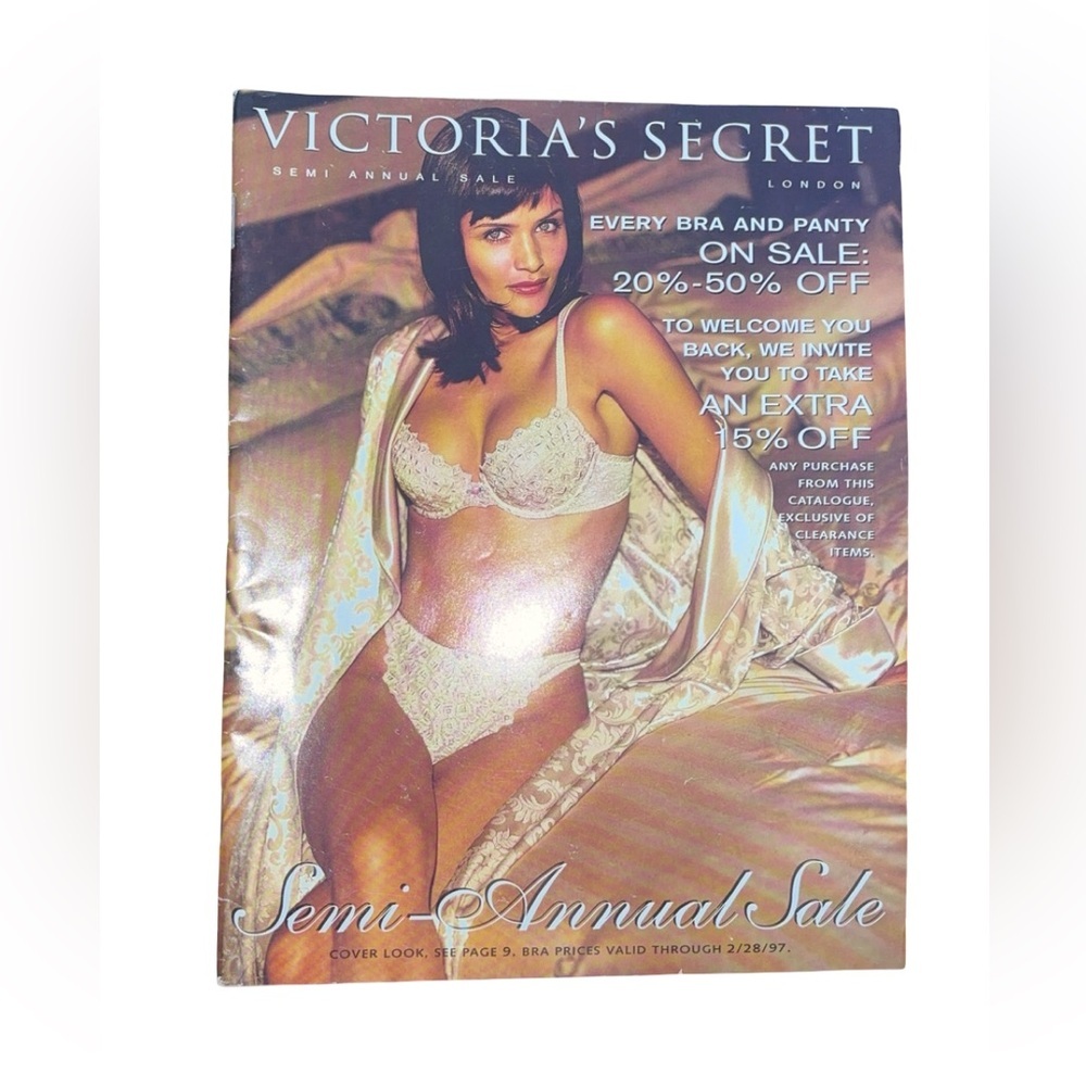 Victoria's Secret Semi-Annual Sale Catalog 1997 Spring Fashion & Lingerie